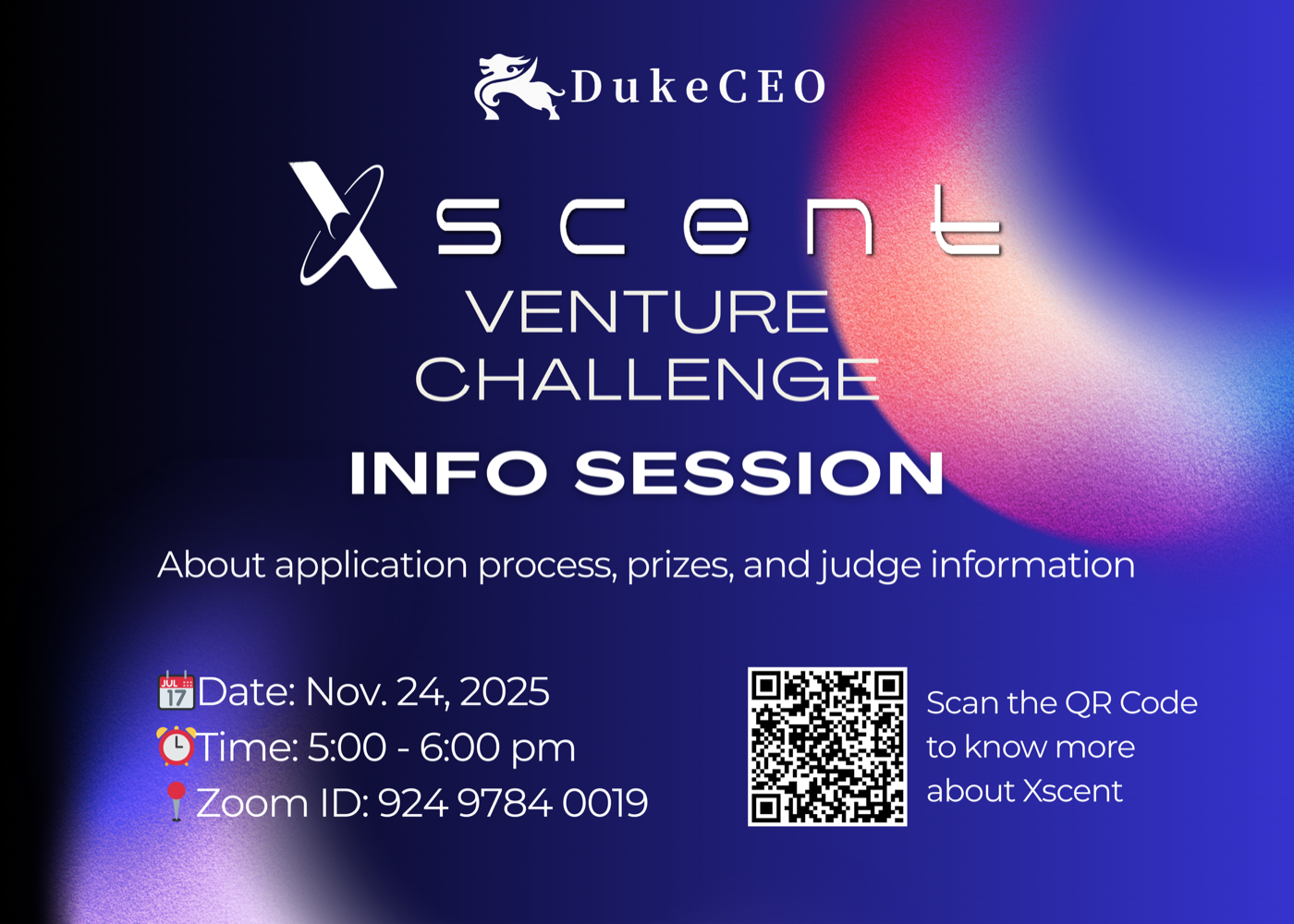 Xscent Venture Challenge Info Session
